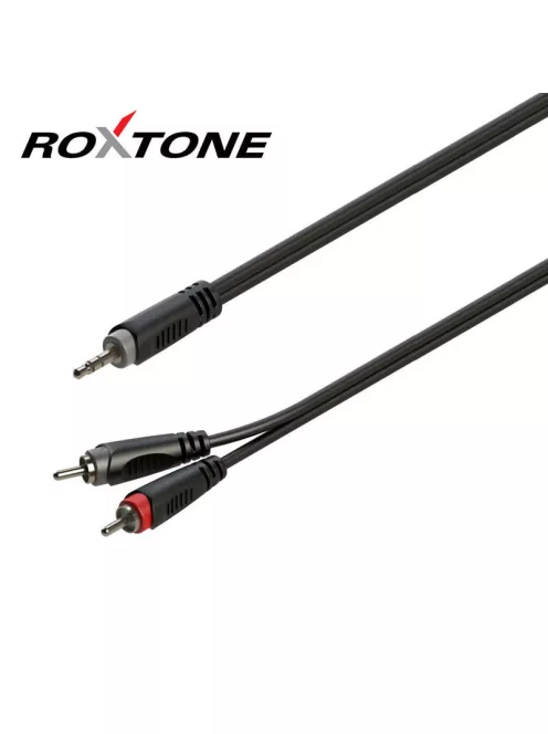 Roxtone RAYC150L6 3,5 sztereó Jack - 2xRCA kábel, 6m