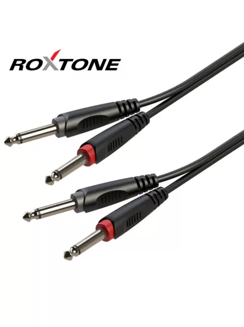 Roxtone RACC100L3 2x6,3 Jack - 2x6,3 Jack kábel, 3m