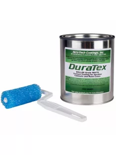   DuraTex hengerelhető 1kg struktúrált hangfalbevonó festék kit, fehér
