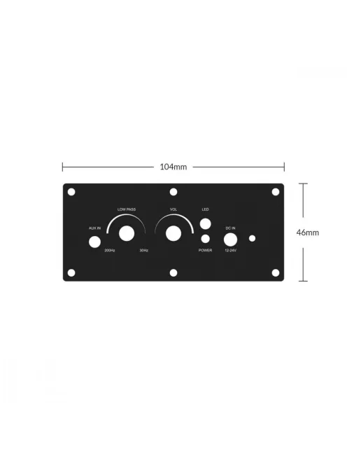 Up2stream Amp Sub Plate
