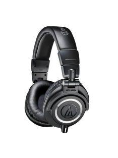 Audio-Technica ATH-M50x, preciziós zárt stúdiófejhallgató, összecsukható, 3db lecsatolható kábe