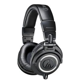 Audio-Technica ATH-M50x, preciziós zárt stúdiófejhallgató, összecsukható, 3db lecsatolható kábe