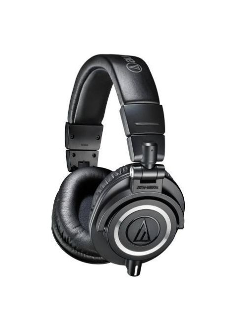 Audio-Technica ATH-M50x, preciziós zárt stúdiófejhallgató, összecsukható, 3db lecsatolható kábe