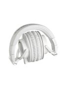 Audio-Technica ATH-M50xWH, preciziós zárt stúdiófejhallgató, összecsukható, 3db lecsatolható ká