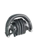 Audio-Technica ATH-M50x, preciziós zárt stúdiófejhallgató, összecsukható, 3db lecsatolható kábe