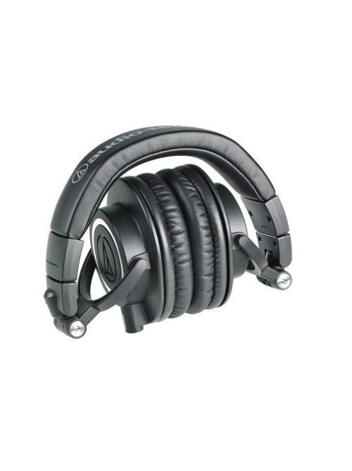 Audio-Technica ATH-M50x, preciziós zárt stúdiófejhallgató, összecsukható, 3db lecsatolható kábe