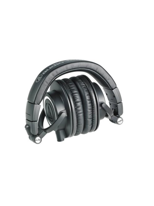 Audio-Technica ATH-M50x, preciziós zárt stúdiófejhallgató, összecsukható, 3db lecsatolható kábe
