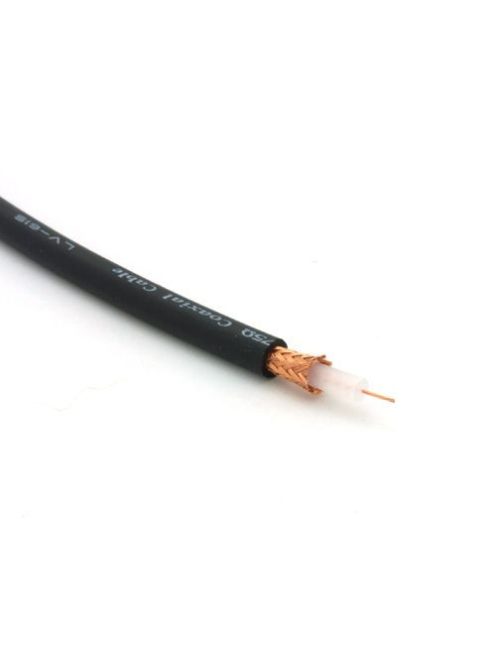 Canare LV-61S 75 ohm koaxiális kábel, fekete
