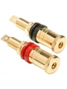 Dayton Audio BPP-G Premium szorítós banánaljzat pár, M9