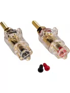 BPS-G | Supreme Insulated Binding Post Banana Jack | Pair Gold