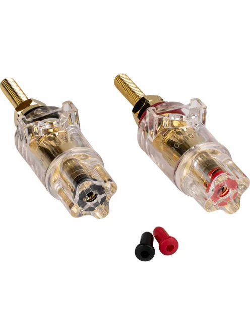 BPS-G | Supreme Insulated Binding Post Banana Jack | Pair Gold