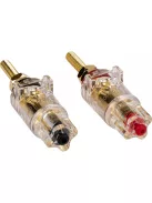 BPS-G | Supreme Insulated Binding Post Banana Jack | Pair Gold