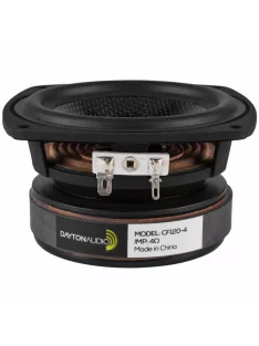CF120-4 4-1/2" Woven Carbon Fiber Midwoofer 4 Ohms
