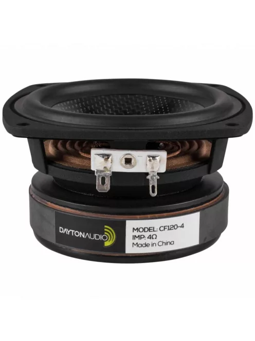 CF120-4 4-1/2" Woven Carbon Fiber Midwoofer 4 Ohms