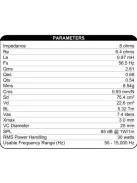 Dayton Audio DA135-8 5-1/4" Alumínium mélysugárzó, mélyközép