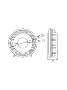 DAEX32EP-4 Thruster 32mm Exciter Speaker 40W 4 Ohm