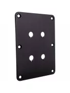 DBPP-BK Double Binding Post Plate Black Anodized