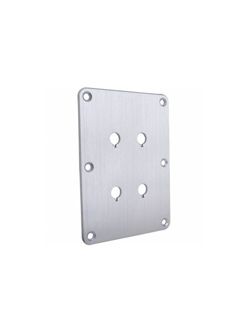 DBPP-SI Double Binding Post Plate Silver Anodized