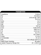 Dayton Audio DC300-8 12" Klasszikus mélysugárzó