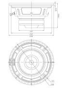 DCS255-4 10" Classic Subwoofer 4 Ohm