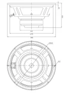 DCS305-4 12" Classic Subwoofer 4 Ohm
