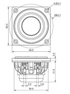 DMA58-8 2"  Aluminum Cone Full-Range Driver