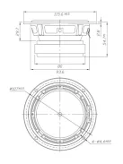DS115-8 4" Designer Series Woofer Speaker