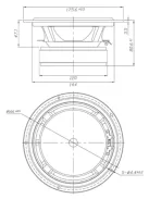Dayton Audio DS175-8 6-1/2" Designer Series mélysugárzó