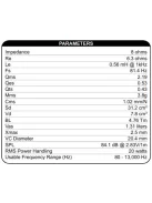 Dayton Audio DS90-8 3" Designer Series szélessávú hangszóró 8 Ohm