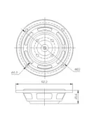 DSA90-PR 3" Designer Series Aluminum Cone Passive Radiator
