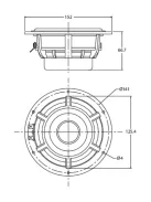 ES140Ti-8 5-1/2" Esoteric Series Woofer 8 Ohm