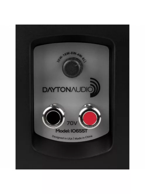 IO655BT 6-1/2" 2-Way 70V Indoor/Outdoor Speaker Pair Black