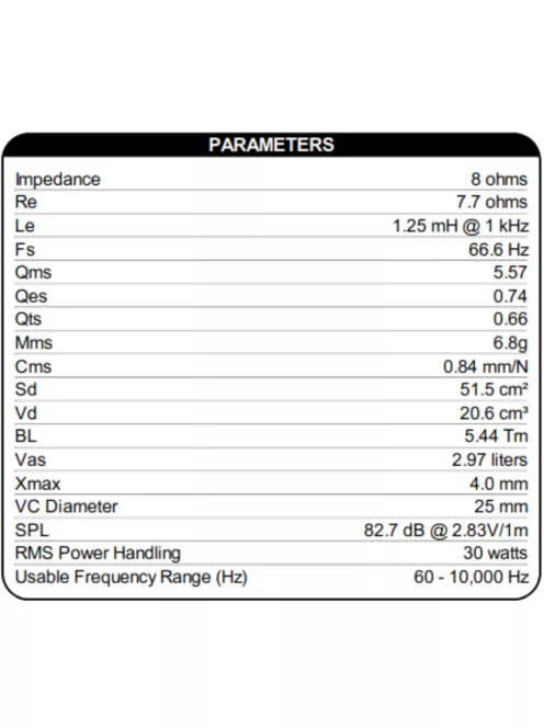 Dayton Audio ND105-8 4" Alumínum mélyközép hangszóró, 8 Ohm