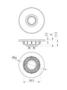 ND13FA-4 1/2" Soft Dome Neodymium Tweeter 4 Ohm