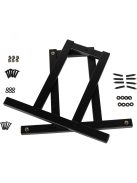 OS-2HD Outrigger Speaker Spike Set Heavy Duty with Black Steel Base 2 Pcs.