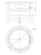 Dayton Audio PA130-8 5" Full Range PA Driver