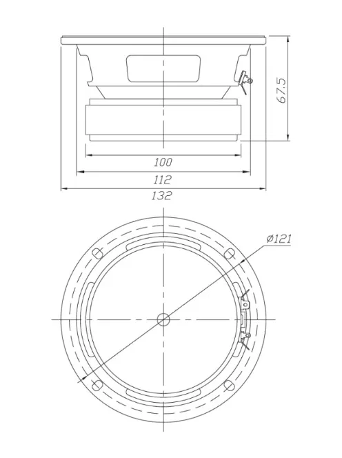 Dayton Audio PA130-8 5" Full Range PA Driver