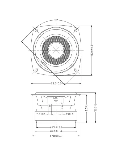 PC83-8 3" Full-Range Poly Cone Driver