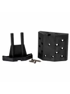 QS204-4 Quadrant 70V / 100V Indoor/Outdoor Speaker Pair with 4 Ohm Bypass - Black