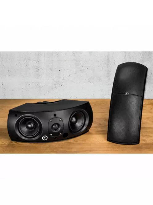 QS204-4 Quadrant 70V / 100V Indoor/Outdoor Speaker Pair with 4 Ohm Bypass - Black