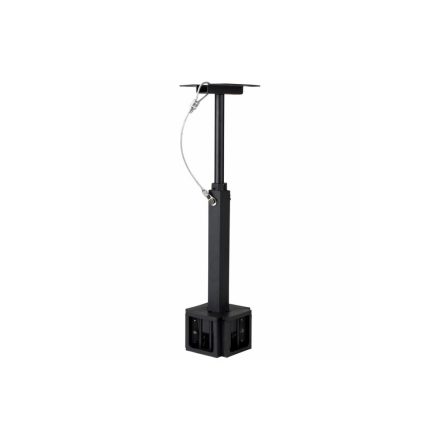 QS204PB 4-Way Pole Mount Speaker Bracket for QS204-4 Quadrant Speakers - Black