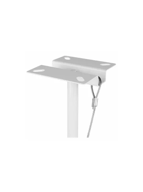 QS204PBW 4-Way Pole Mount Speaker Bracket for QS204W-4 Quadrant Speakers - White