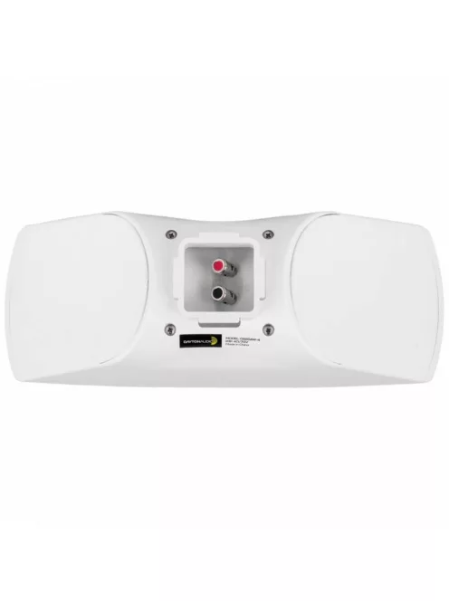 QS204W-4 Quadrant 70V / 100V Indoor/Outdoor Speaker Pair with 4 Ohm Bypass - White