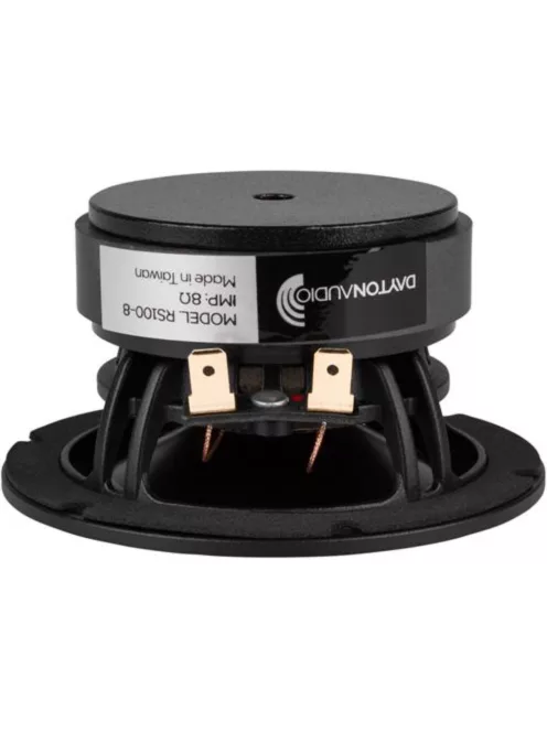 Dayton Audio RS100-8 4" Reference szélessávú hangszóró 8 Ohm, fekete alu.