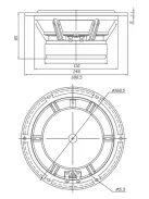 Dayton Audio RS180P-8 7" Reference Paper Midwoofer 8 Ohm