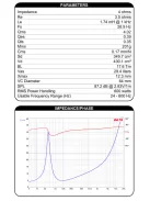 Dayton Audio RSS265HO-4 10" Reference HO Subwoofer 4 Ohm. Black alu. cone