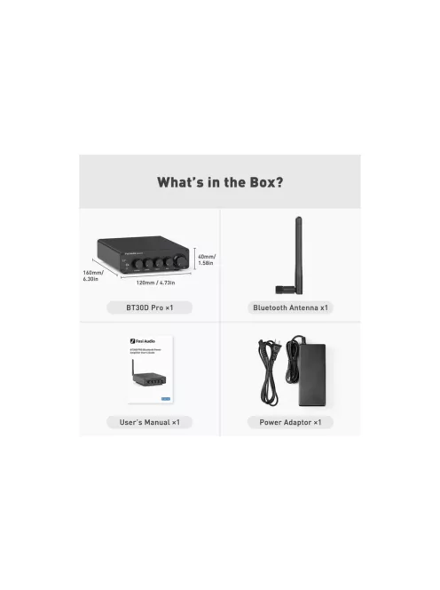 Fosi Audio BT30D PRO 2.1 Power erősítő