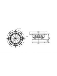 Fostex FW168HR Cone Woofer 6,5", 8 Ohm, HR-Membran