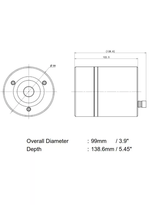 Fostex T500A MKIII Horn Super Tweeter, 8 Ohm, Alnico