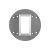 Silver Faceplate for Fountek/ribbon tweeters | RT1.R-8